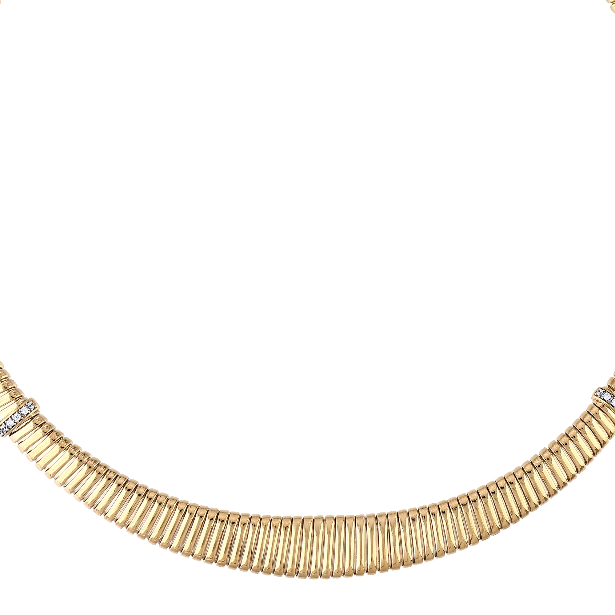 Tubogas Colleciion Silver Necklace