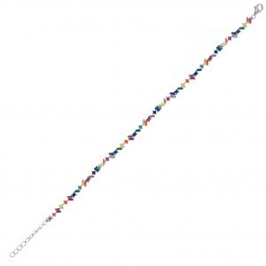 Rainbow DM3889-7CB Silver Bracelet