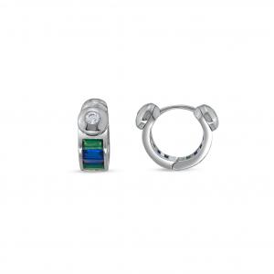 Rainbow DM4130-3CE Silver Earrings