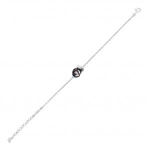Gallica Spiral Rose Model Silver Bracelet