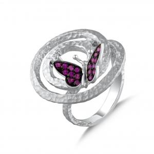 Monarch Butterfly MBHR0003-00 Silver