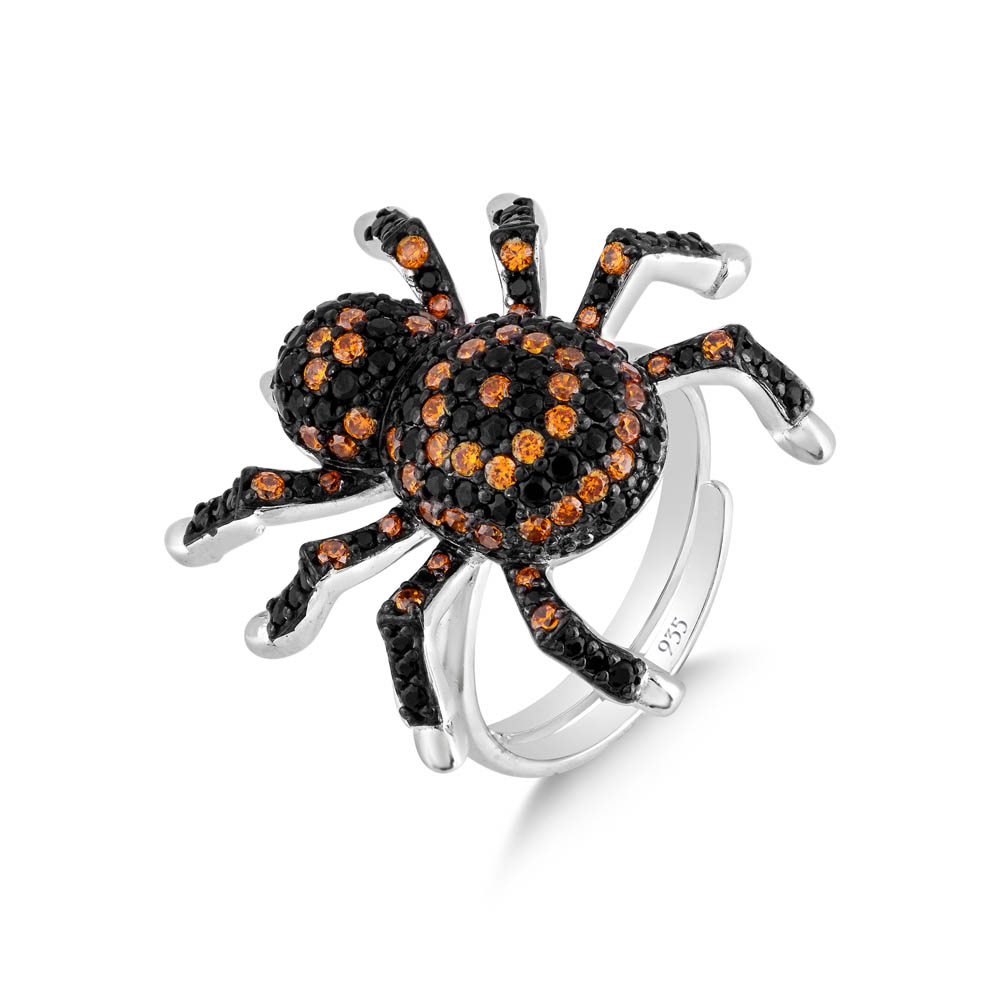 Dream Jungle Spider Designed Silver Ring
