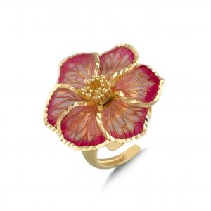 Le Jardin ZAN403-MB Silver Ring