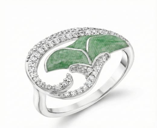 Lucky Gems Enameled OL04631A Silver Ring