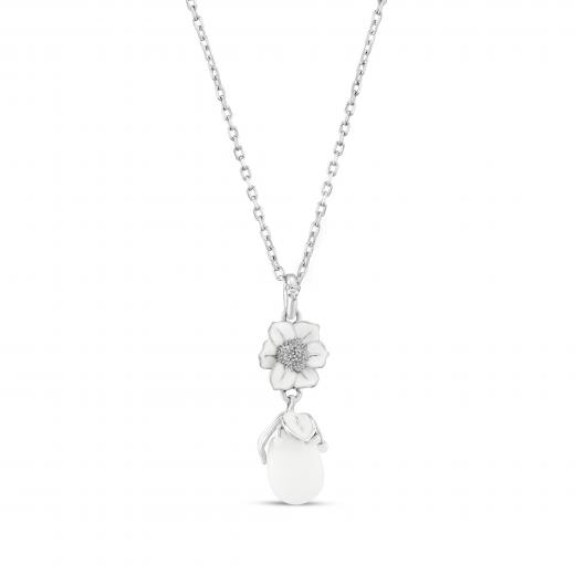 White Dreams WDHP0013-CZ Silver Necklace