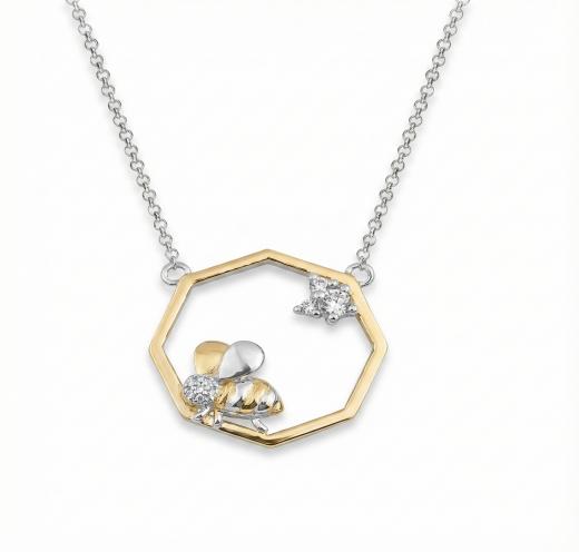 Ladybee Silver Necklace