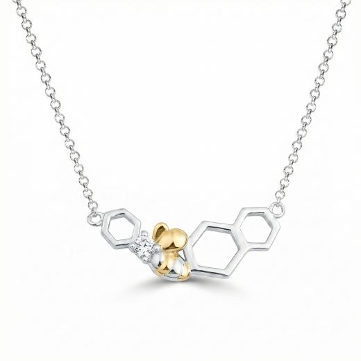 Ladybee Silver Necklace