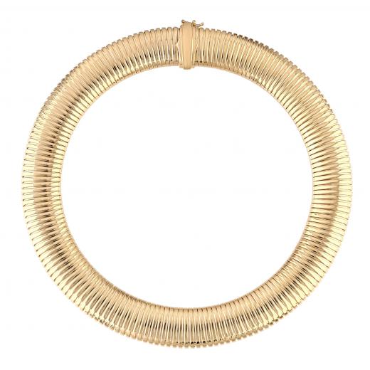 Tubogas Colleciion Silver Necklace