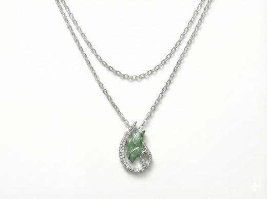 Lucky Gems MN12667AA Silver Necklace