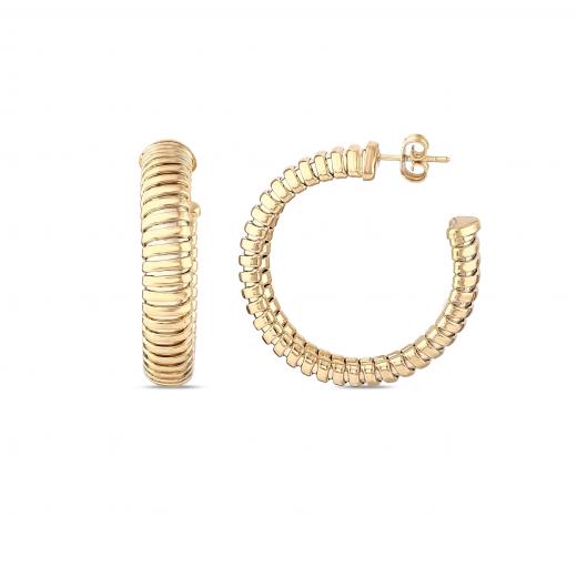 Tubogas Collection Silver Earring