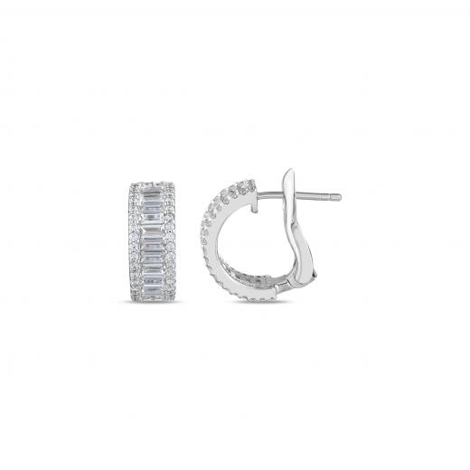 Rainbow DM3698E Silver Earrings