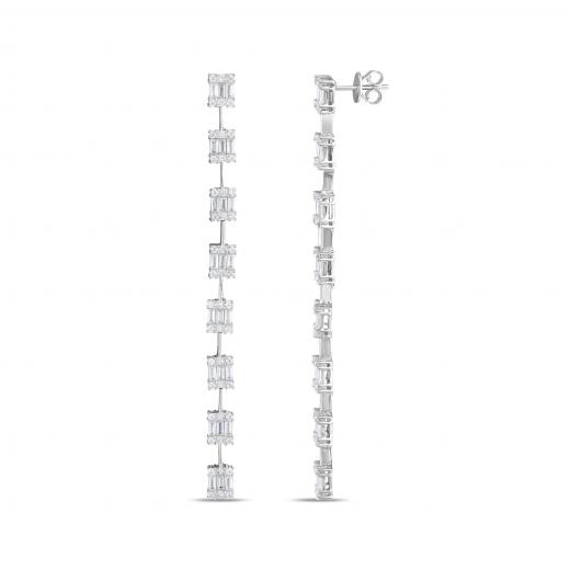 Rainbow DM4036E Silver Earrings