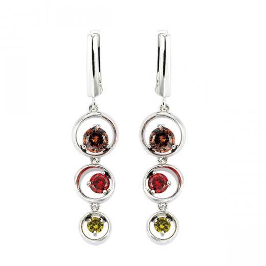 Hypnose HPFE0002-CZ Silver Earrings