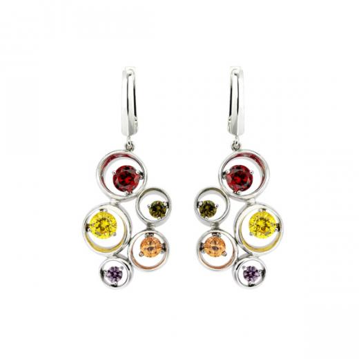 Hypnose HPFE0003-CZ  Silver Earrings