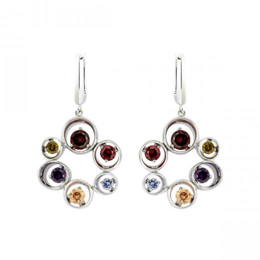 Hypnose HPFE0005-CZ Silver Earrings