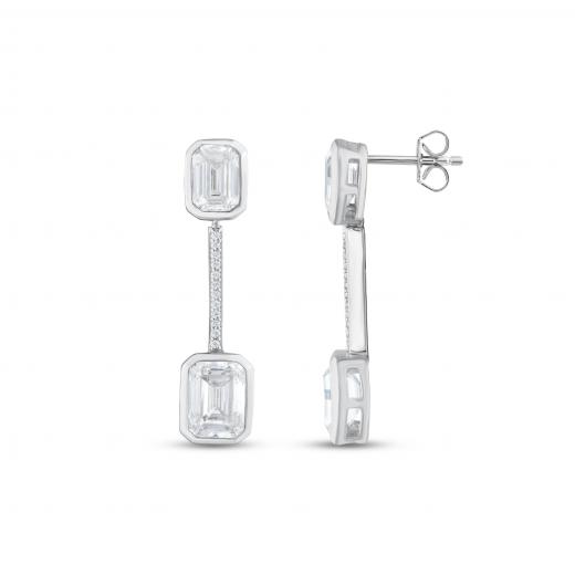 Baget ME14146A Silver Earrings