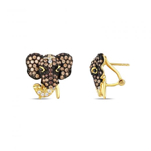 Dream Jungle Silver Earrings