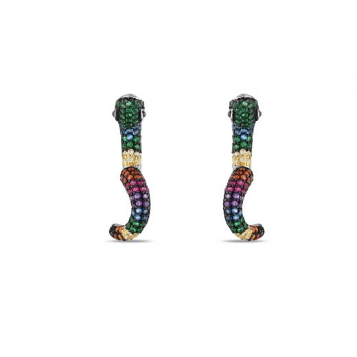 Dream Jungle Silver Earrings