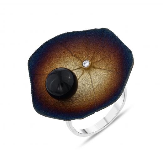 Global Warming GWHR0013B-CZ Silver Ring