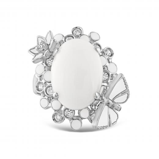 White Dreams WDHR0005-CZ Silver Ring