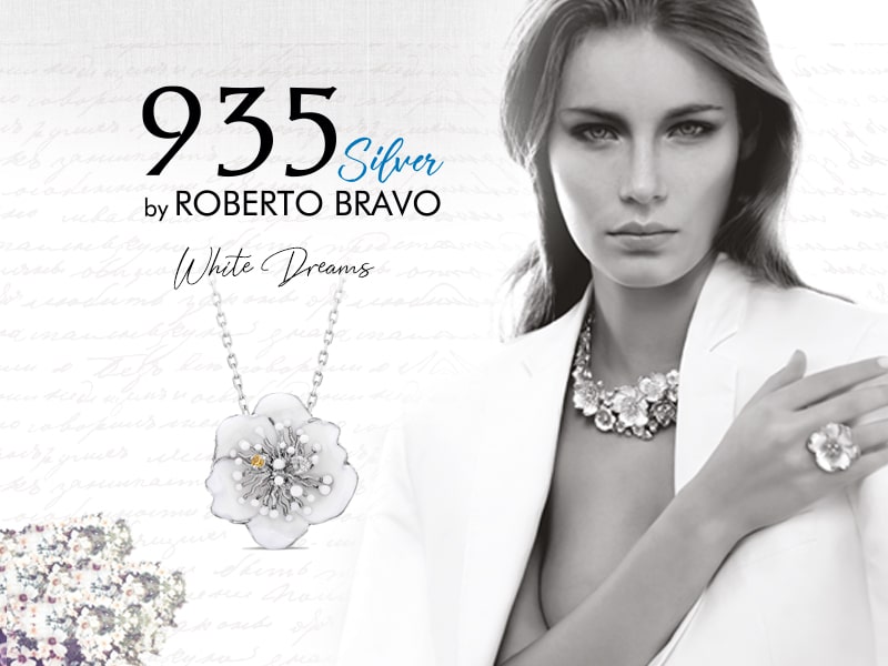 Roberto Bravo Gümüş White Dreams Koleksiyonu için Tıklayın