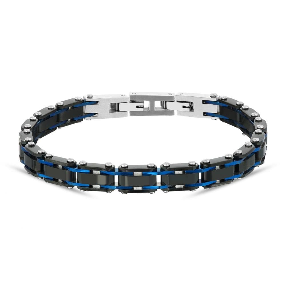 Bravoman BA15253BLUE Çelik Bileklik