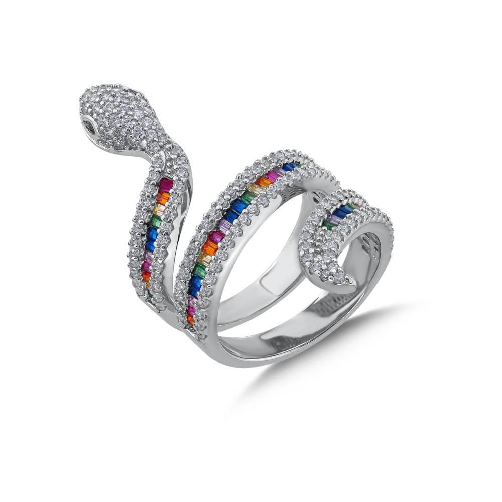 Rainbow DM4051-7CR Gümüş Yüzük