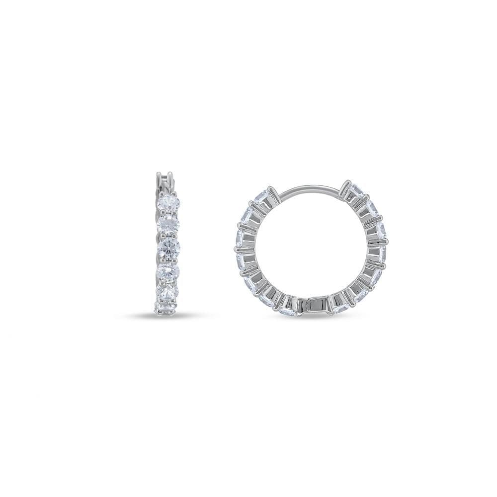 Rainbow DM5009E Silver Earrings