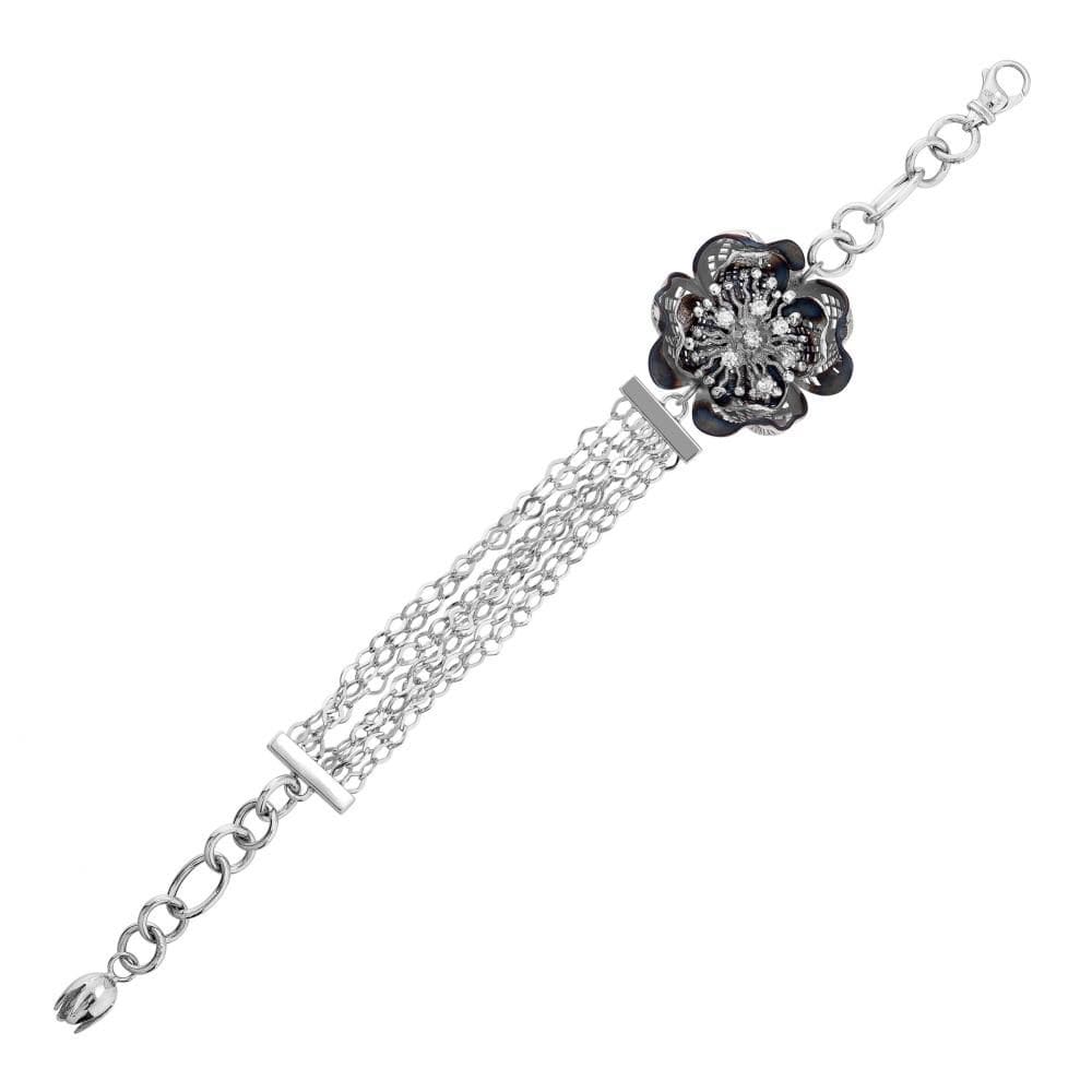Gallica Rose Model Silver Chain Bracelet