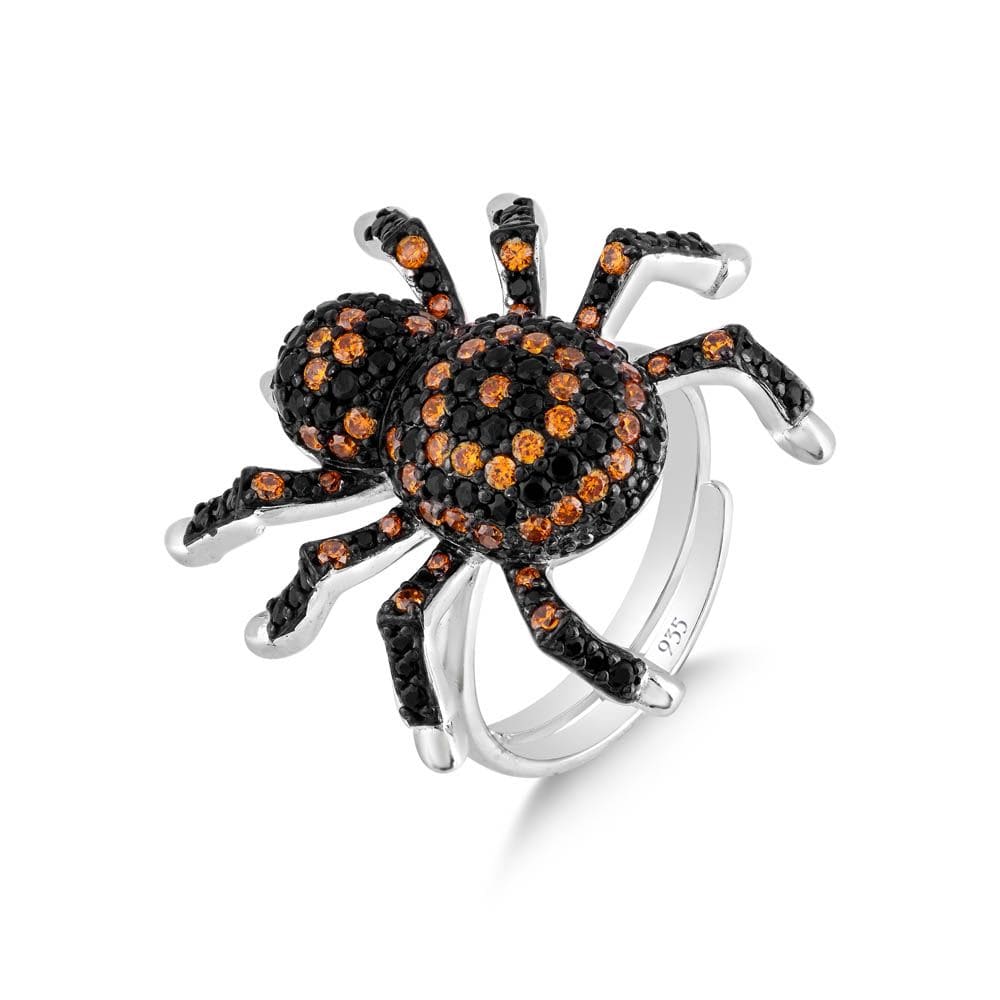 Dream Jungle Collection Spider Design Silver Ring