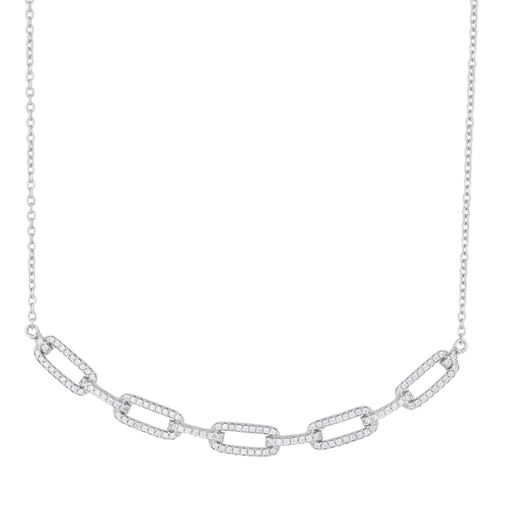 Gift Collection Shimmering Chain Detail Necklace
