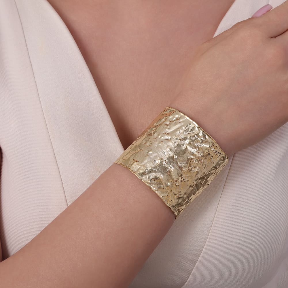 Фактурный широкий браслет Sun Collection