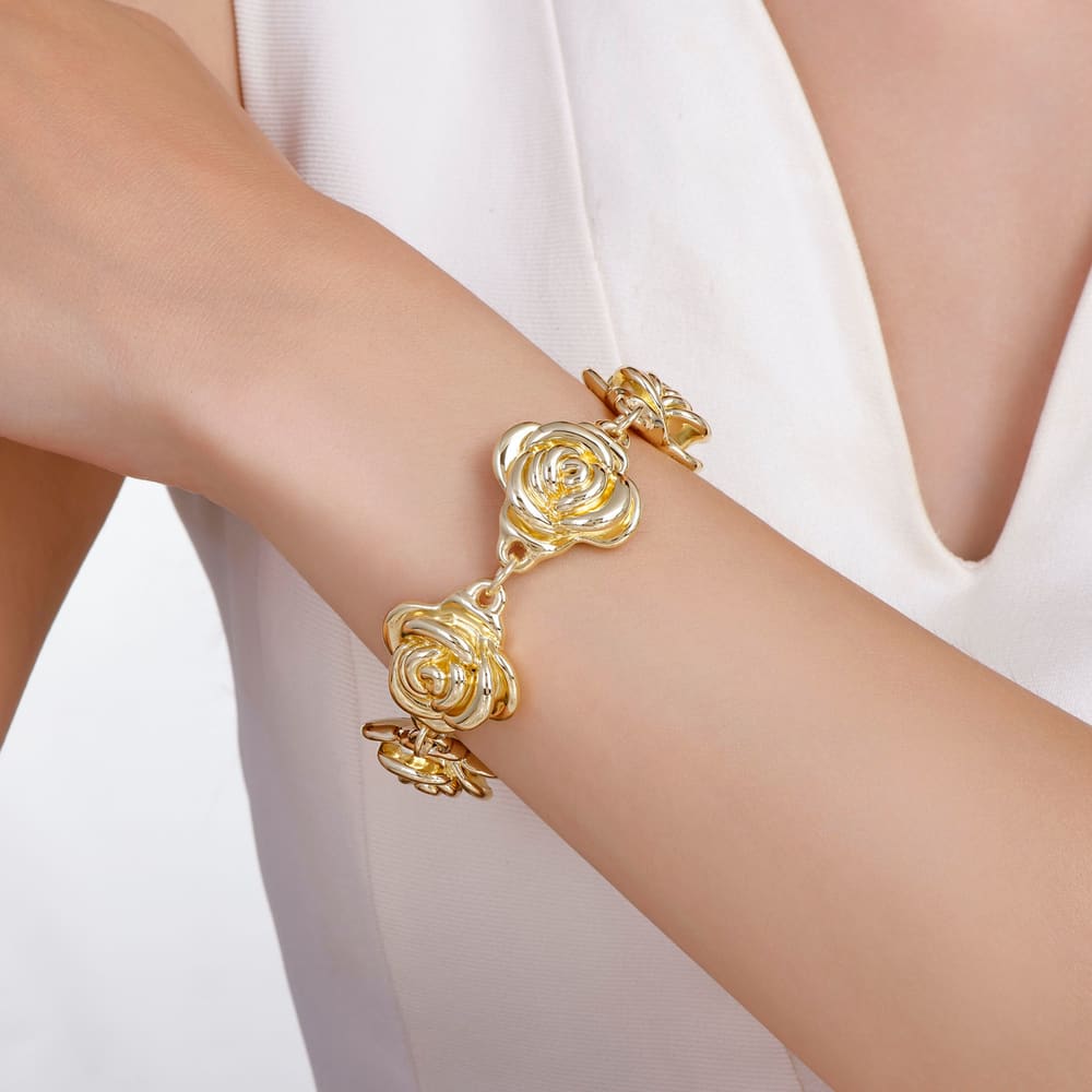 Sun Collection Rose Motif Bracelet