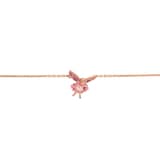 Fairy Tales Collection Pink-White Dress Water Fairy Design Silver Bracelet 2