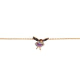 Fairy Tales Collection Turquoise-Purple Dress Water Fairy Design Silver Bracelet 2