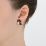 Серьги Spider из серебра с родиевым покрытием, желтые 3