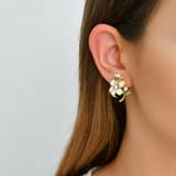 Fairy Tales Collection Yellow Flower and Water Fairy Enamelled Silver Earrings 3