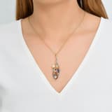 Spider Chain Yellow Rhodium Plated Silver Necklace 3