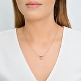 Fairy Tales Collection Pink-White Dress Water Fairy Design Silver Necklace 3