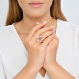 Spider Rose Rhodium-Plated Silver Ring 3