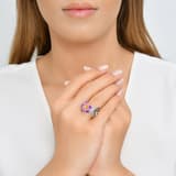Fairy Tales Collection Purple Flower and Water Fairy Enamel Silver Ring 2
