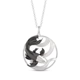 Koi Collection Black Fish Design Necklace 1
