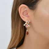 Zultanite Model-1 Flower Figured Enamel Silver Earrings 3