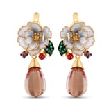 Zultanite Model-5 Ladybug Design Enamelled Silver Earrings 2