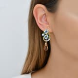 Zultanite Model-10 Enamelled Silver Earrings 2