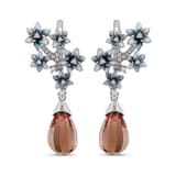 Zultanite Model-13 Enamelled Silver Earrings 2