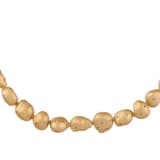 Clouds Amorphous Gold Color Silver Necklace 2