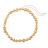 Clouds Amorphous Gold Color Silver Necklace 1