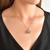 Gallica Gül Model Güverse Gümüş Kolye 3