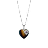 Global Warming Yanık Mine İşçilikli Kalp Yaprak Formlu Pembe Taşlı Kadın Ko 2
